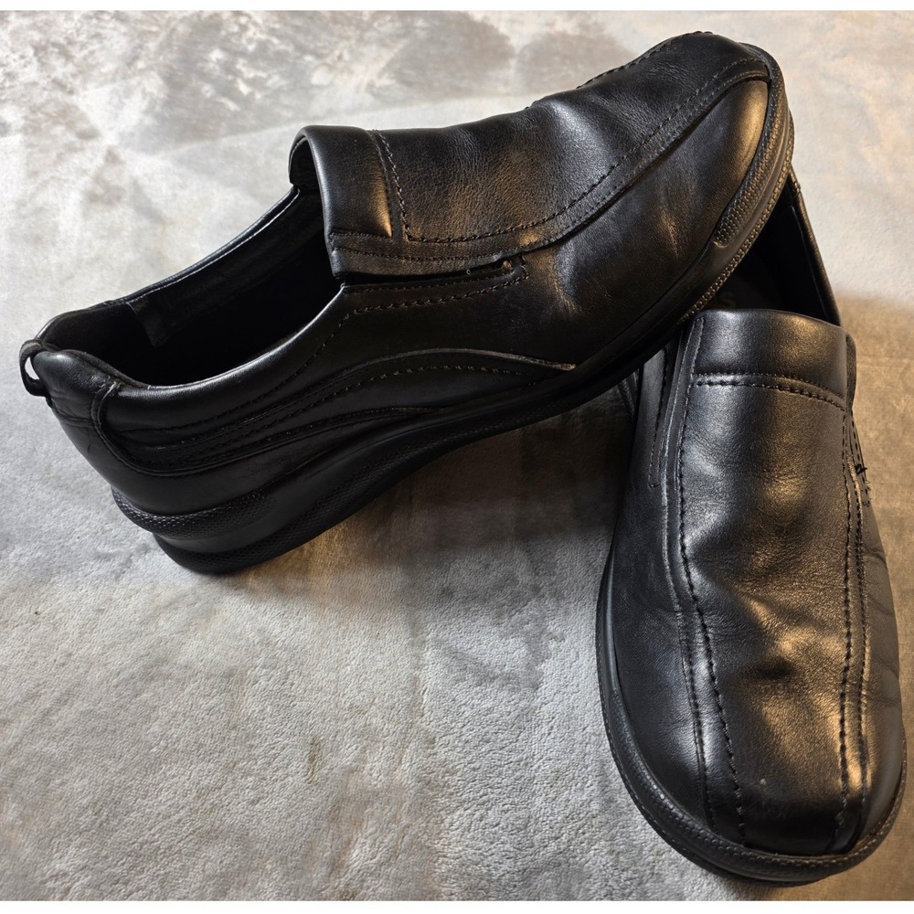 SAS Slip-On Loafers Men 10 M Black Leather Comfort Shoes